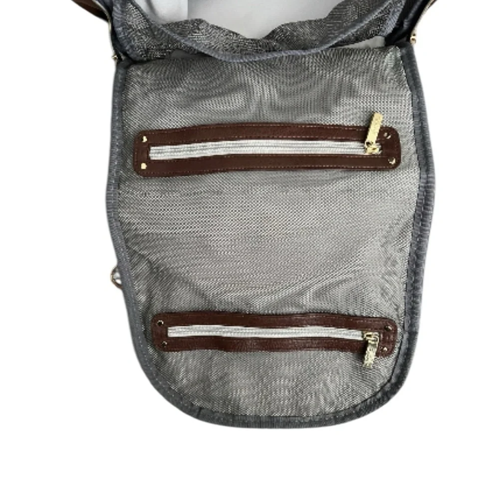 ITZY RITZY Heather Grey Boss Backpack Diaper Bag
